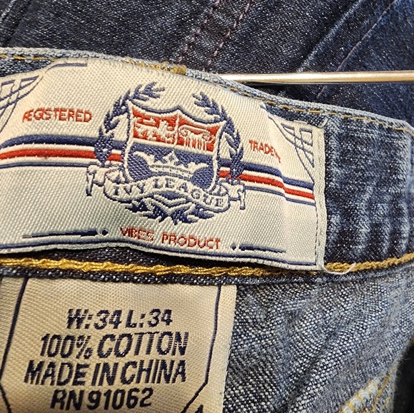 Pre-Loved Men Jeans Sz W34 L34 Great Condition Vintage by Ivy League - Picture 4 of 4